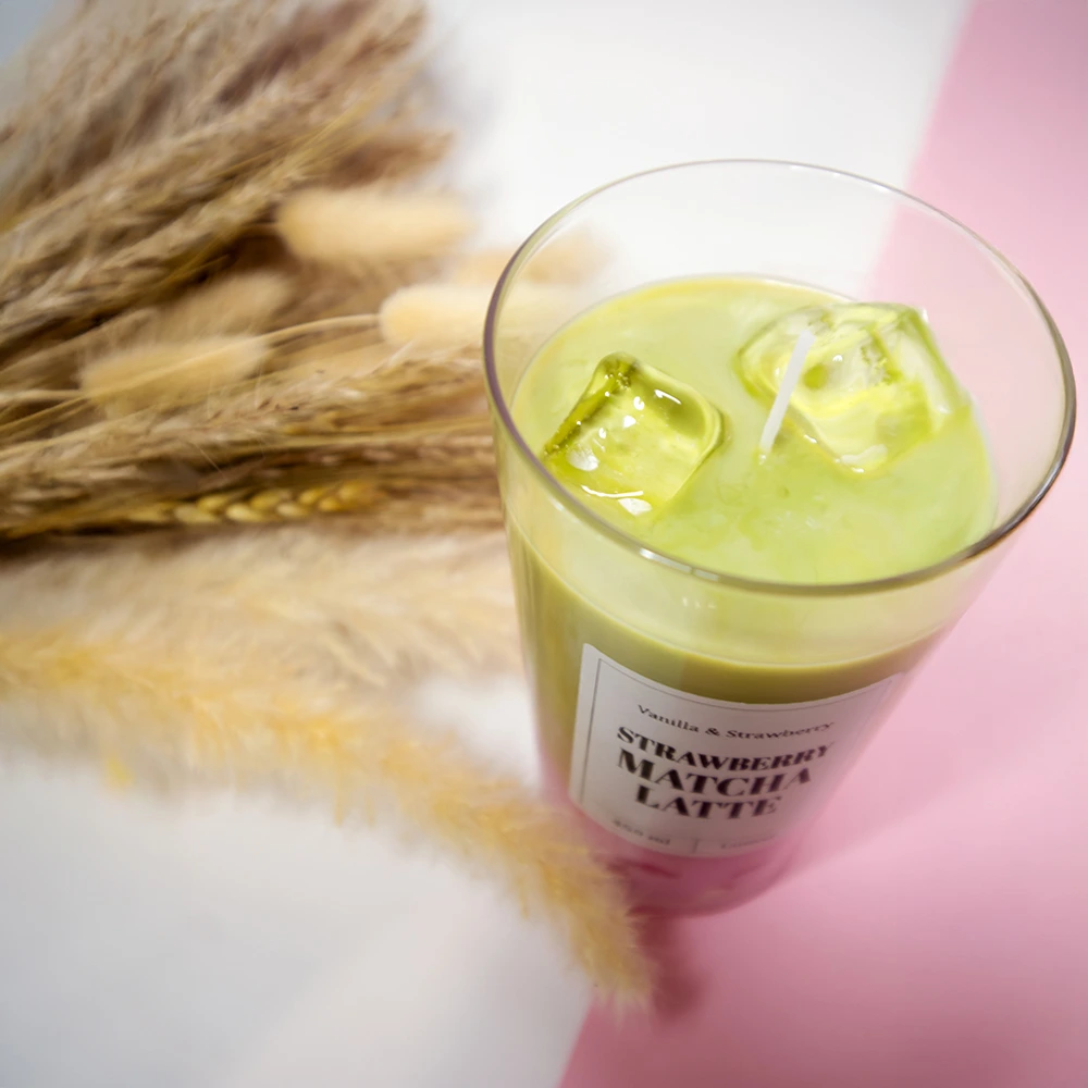 Vela Strawberry Matcha Latte - Imagen 2